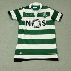 Sporting CP Special Home Jersey Macron Nos Super Bock Peyroteo Tribute Men Small
